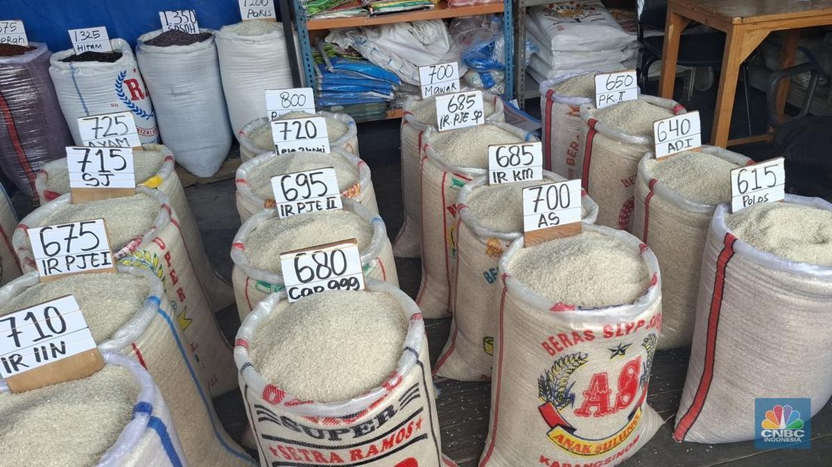 Harga Beras Stabil di Pasar Horas